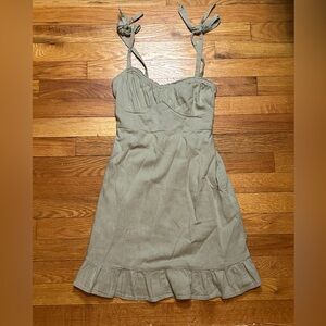 Hollister XS Olive Mini Dress